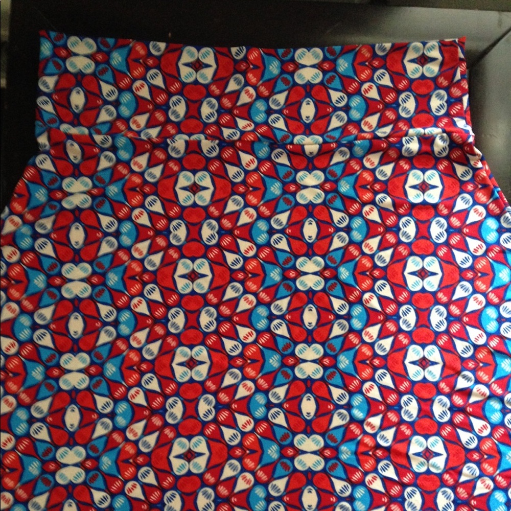 LuLaRoe Azure Skirt 3XL